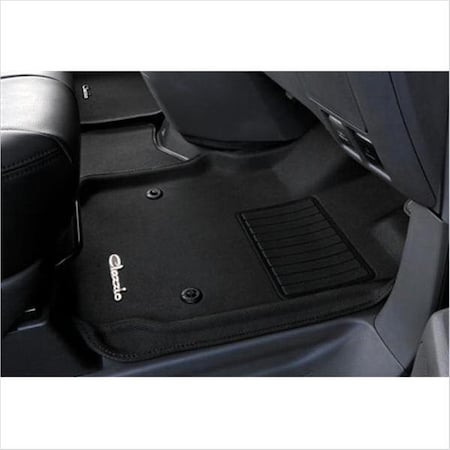 Strike3 3D Maxpider  HONDA Insight 2010-2011 Black KAGU - TPR - Molded Floor Mats ST577111
